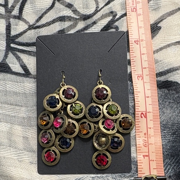 Jewelry - 🖤Vintage-Inspired Multicolor Dangle Earrings🖤